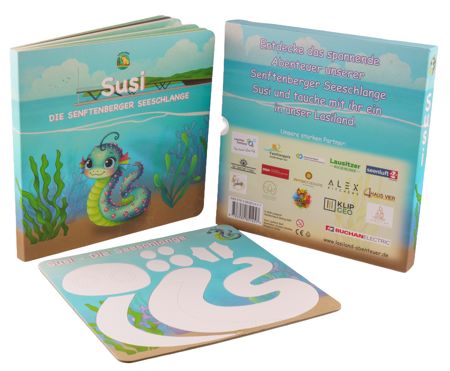Die Senftenberger Seeschlange Susi – Buch mit Bastelschablone